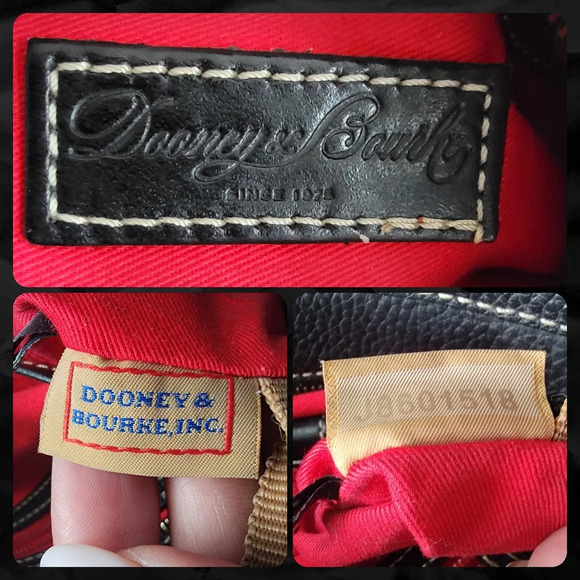 Dooney & Bourke Lexington Small Pebble Grain Leather Shopper in Black - Picture 16 of 16